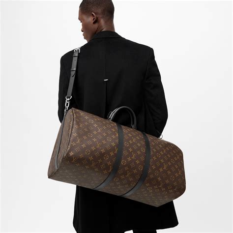 louis vuitton keepall 55 macassar